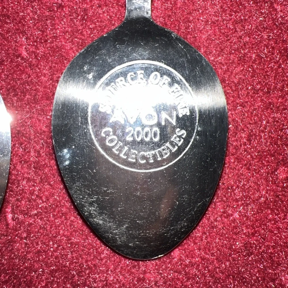 Vintage Avon Tea Time Memories Collector stainless steel, China Spoons - 3 Style